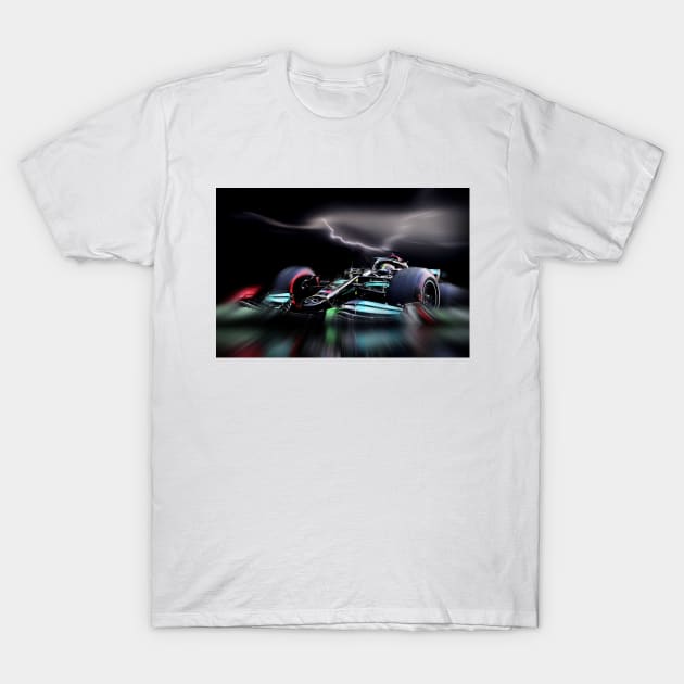 Hammertime - Lewis Hamilton aka LH44 T-Shirt by DeVerviers